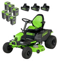 60V 42 Cordless Battery Riding Lawn Mower with 8.0Ah Batteries Q26811