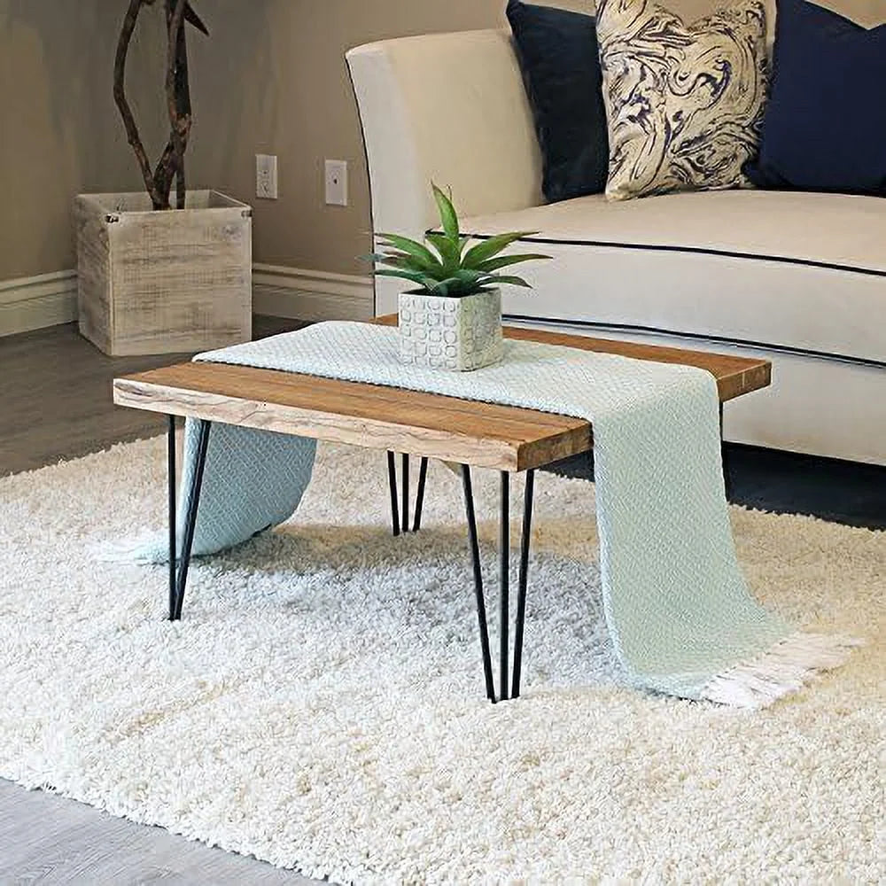Rustic Square Old Elm Coffee Table N108