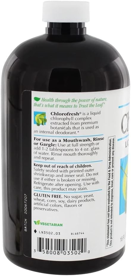 unflavored 16 oz Liquid Chlorophyll Q79326