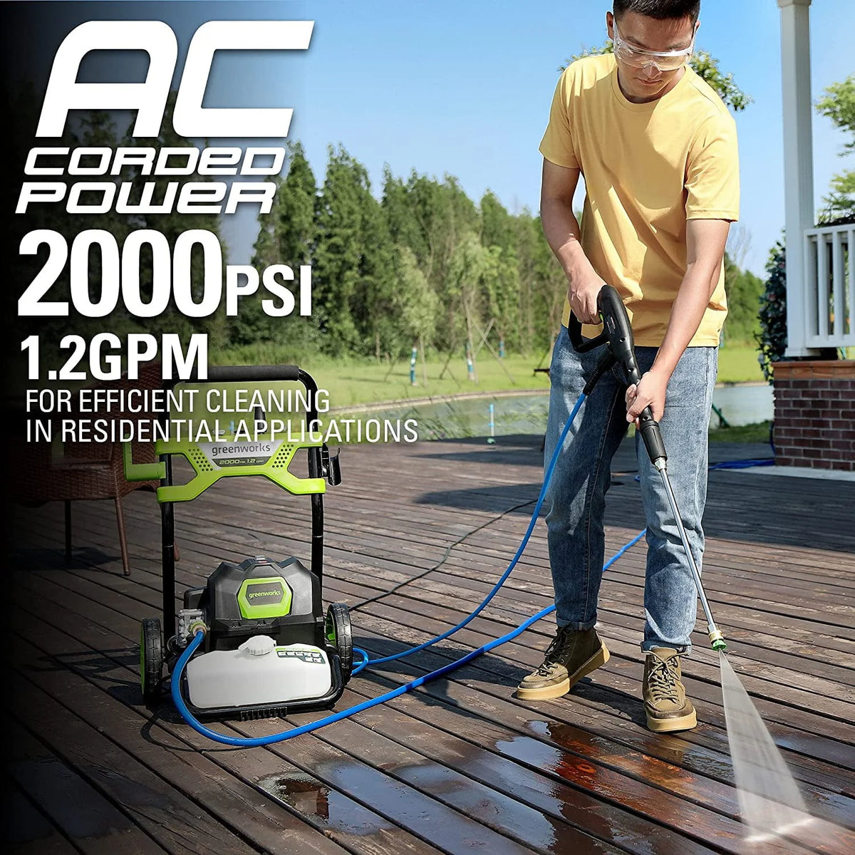 2000 PSI Electric Pressure Washer D364