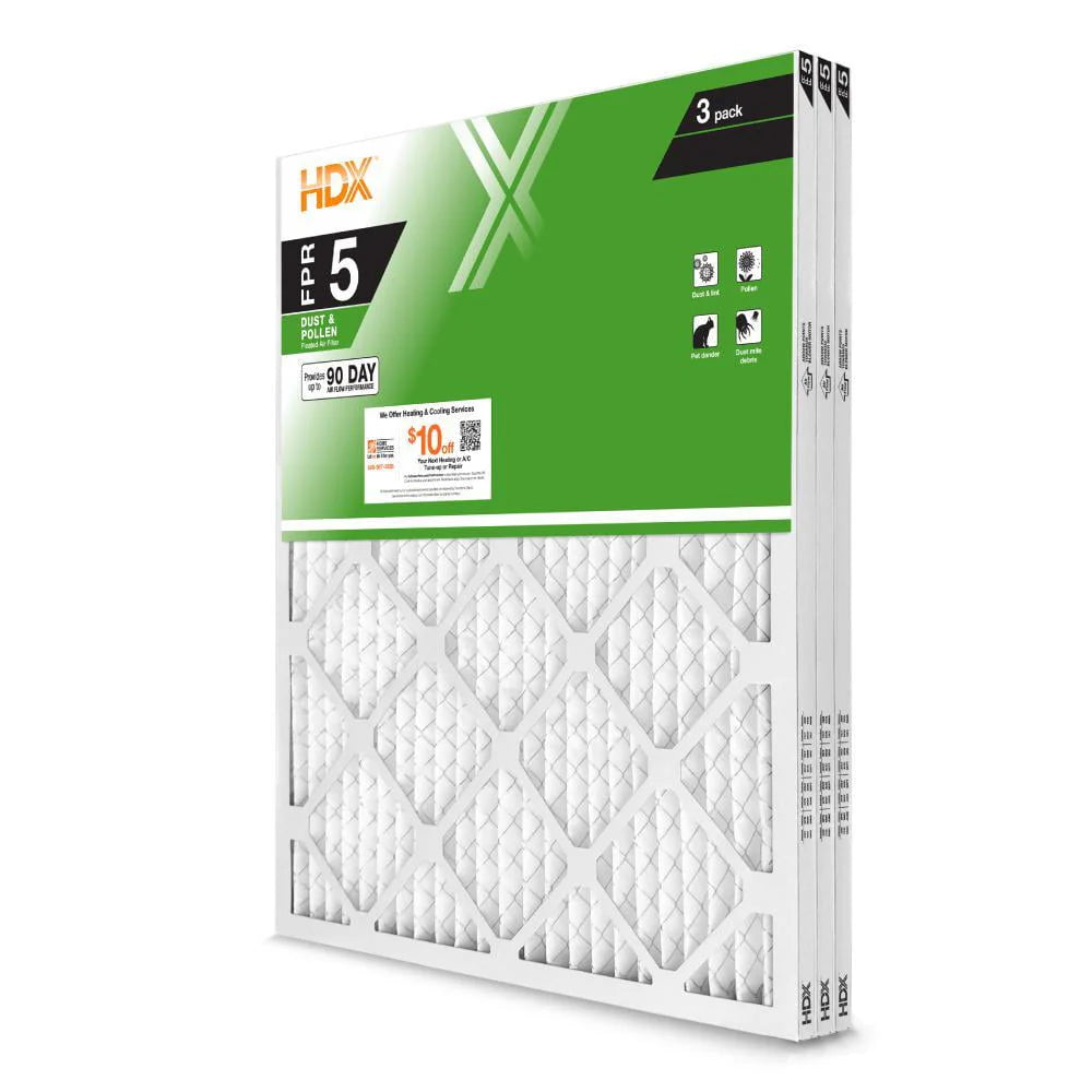 16 X 20 X 1 Pleated Air Filter 3-Pack P8752