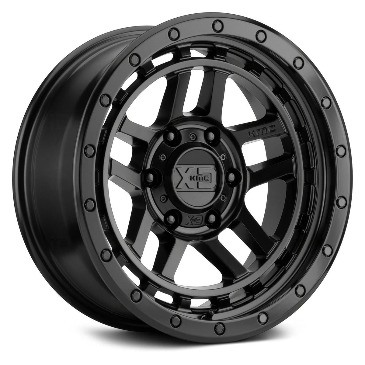 17x8.5 Satin Black Wheel Y133