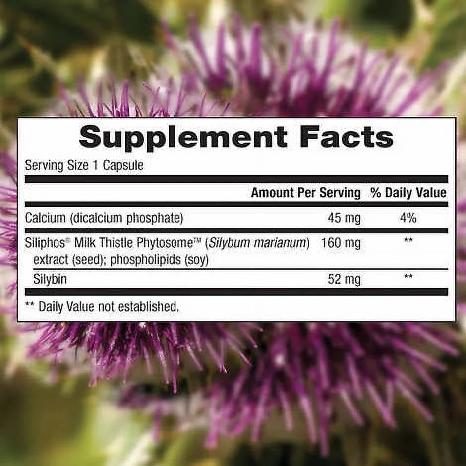 120 Vegetarian Capsules Milk Thistle I780680
