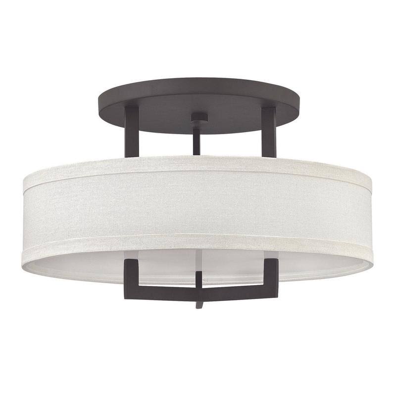 Brushed Bronze Semi Flush Mount Light J808788