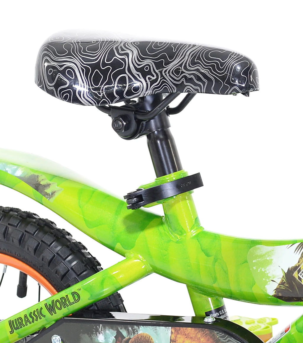 Green and Orange 12-inch Boy's Bicycle with Training Wheel P83682