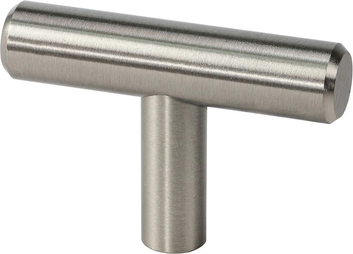 20 Pack Brushed Nickel Steel T Bar Pull Handle M3079