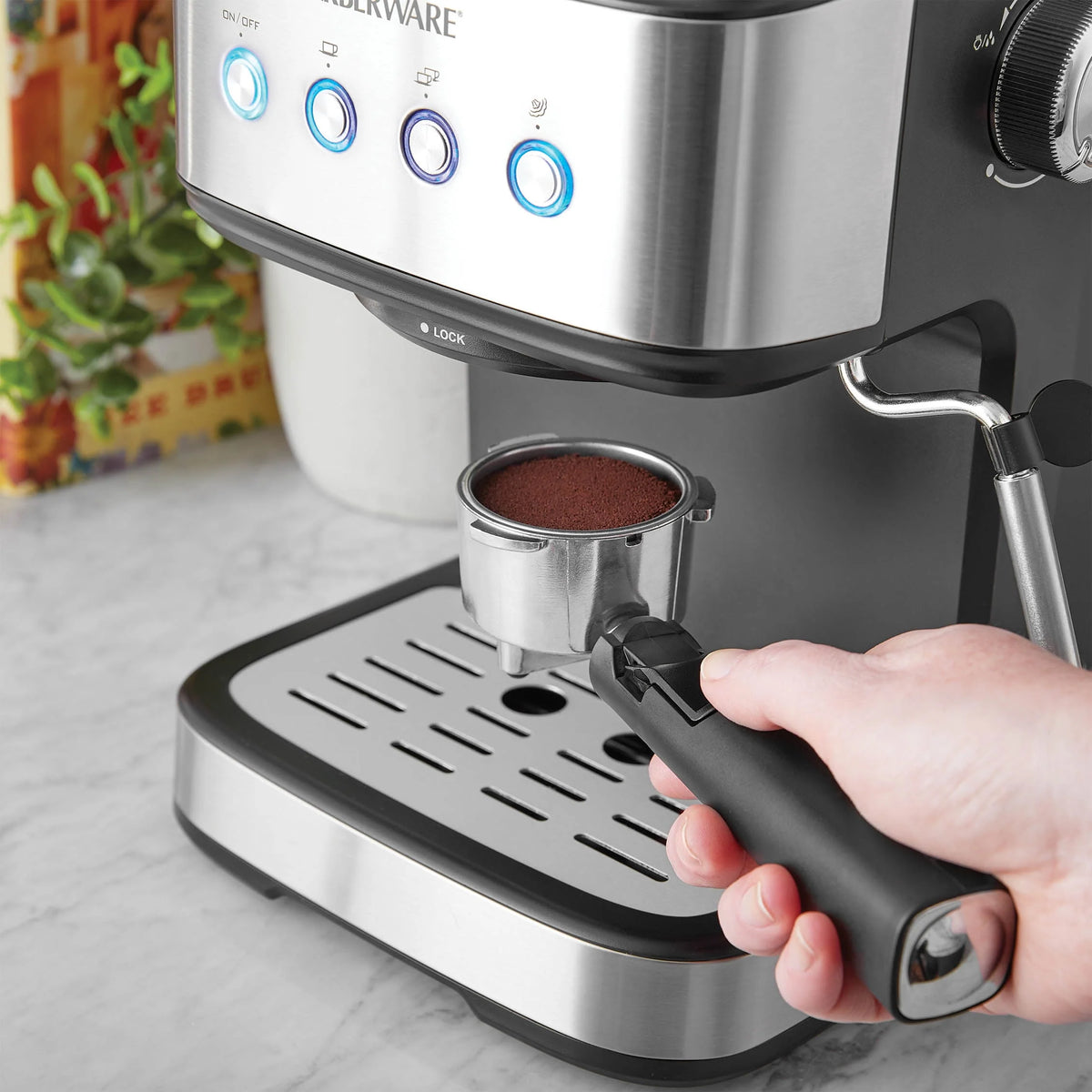 1.5L 20 Bar Espresso Maker with Removable Water Tank Z422