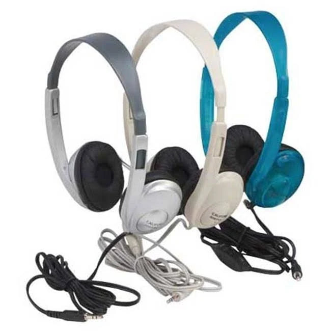 12 Pack Multimedia Stereo Headphones with Case X5989