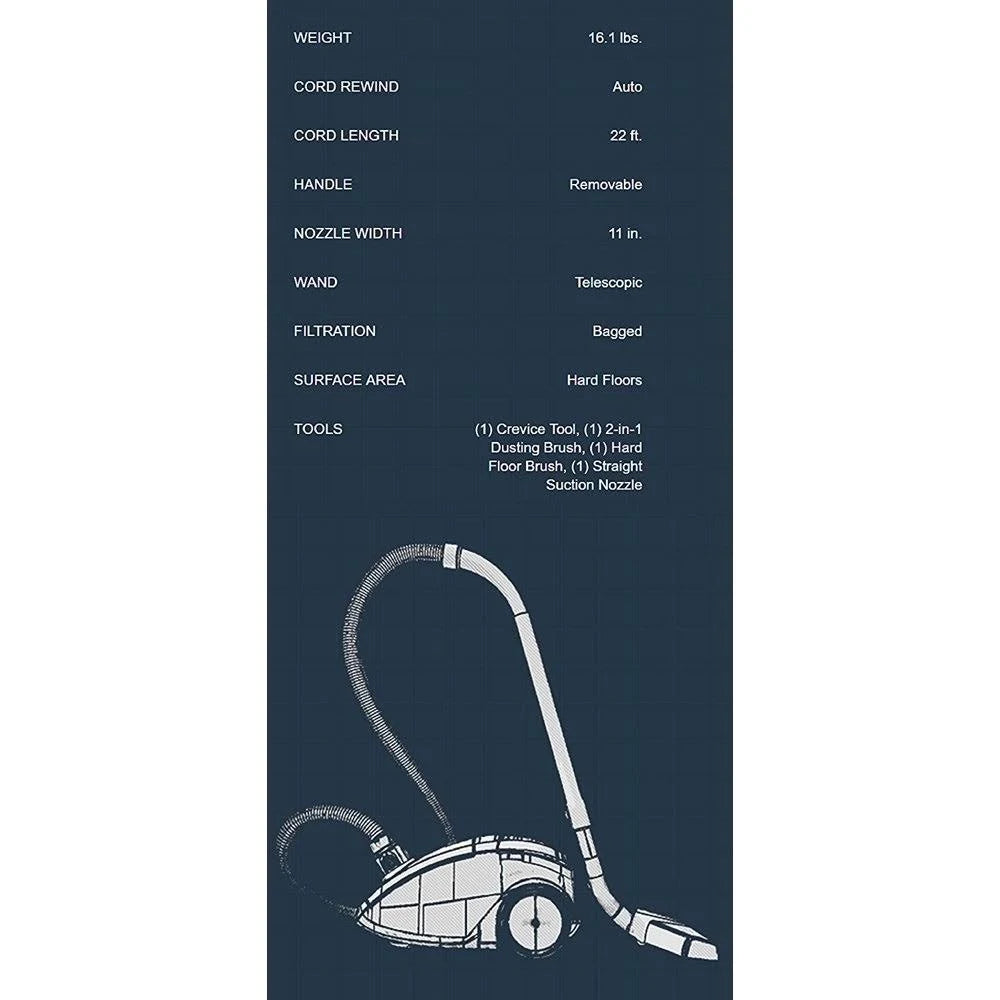 Bagged Canister Vacuum Cleaner N457