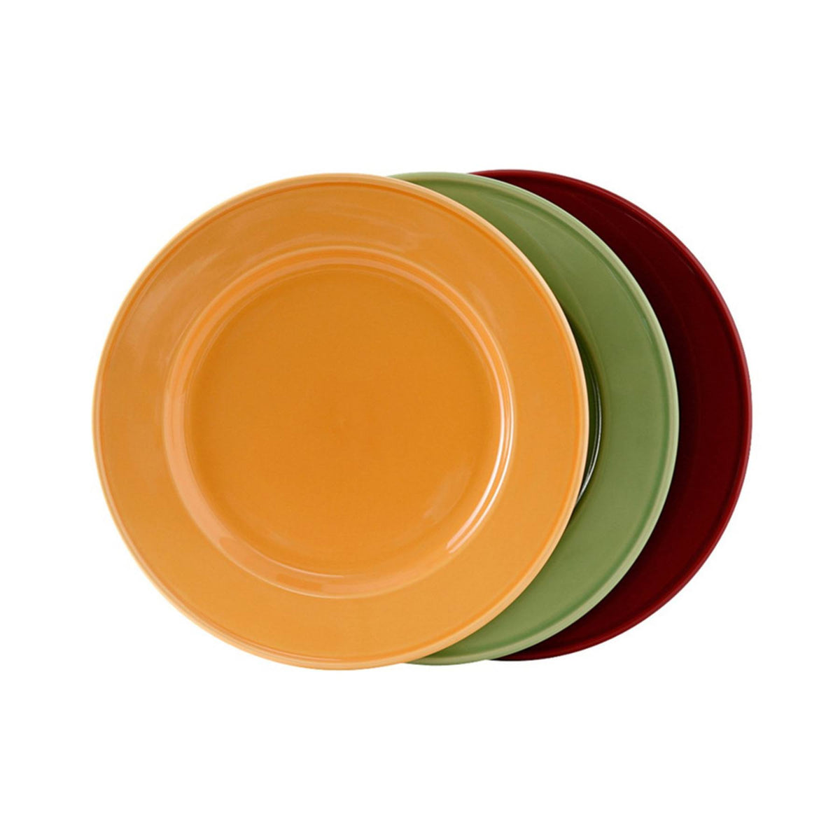 11 1/4 x 1 1/4 Plate Butterscotch Pistachio Cranberry Assorted, Case of 12 A161