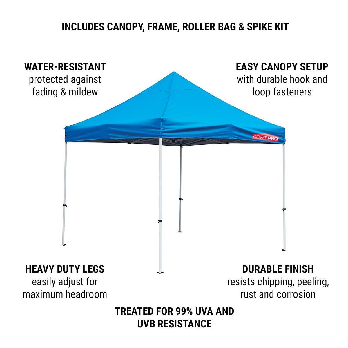 10 ft. x 10 ft. Heavy Duty Pop-Up Canopy L506969