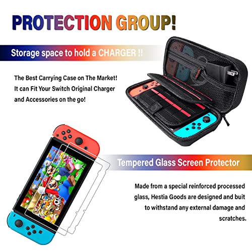 18 in 1 Carrying Case Screen Protector Playstand Game Case Joystick Cap Charging Dock Steering Wheel Bundle V827