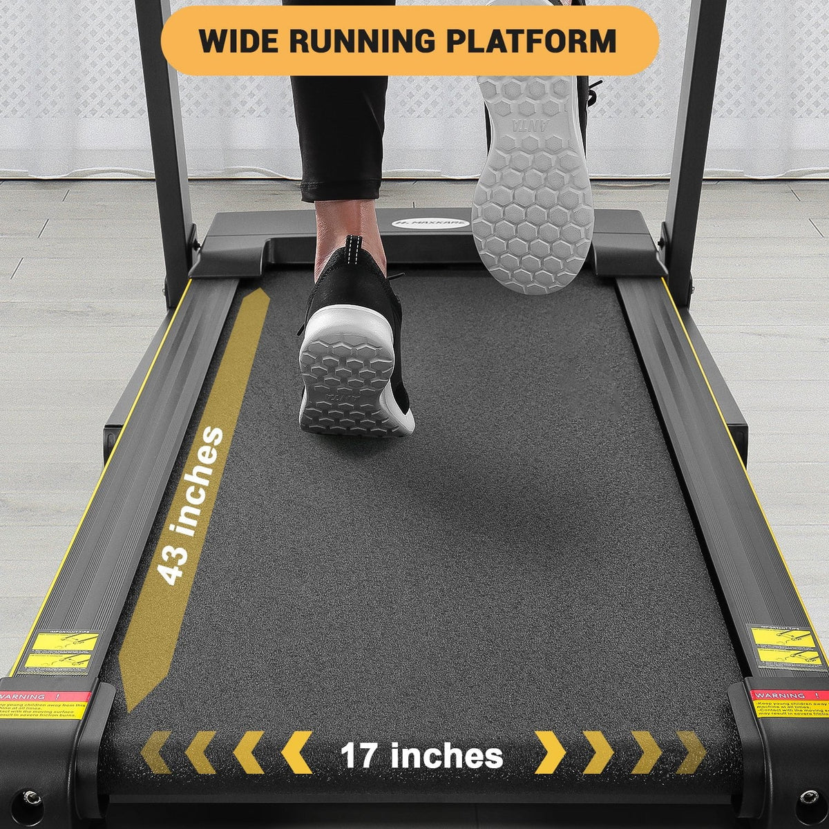 2.5 HP Folding Treadmill 12% Auto Incline 8.5 MPH G42439
