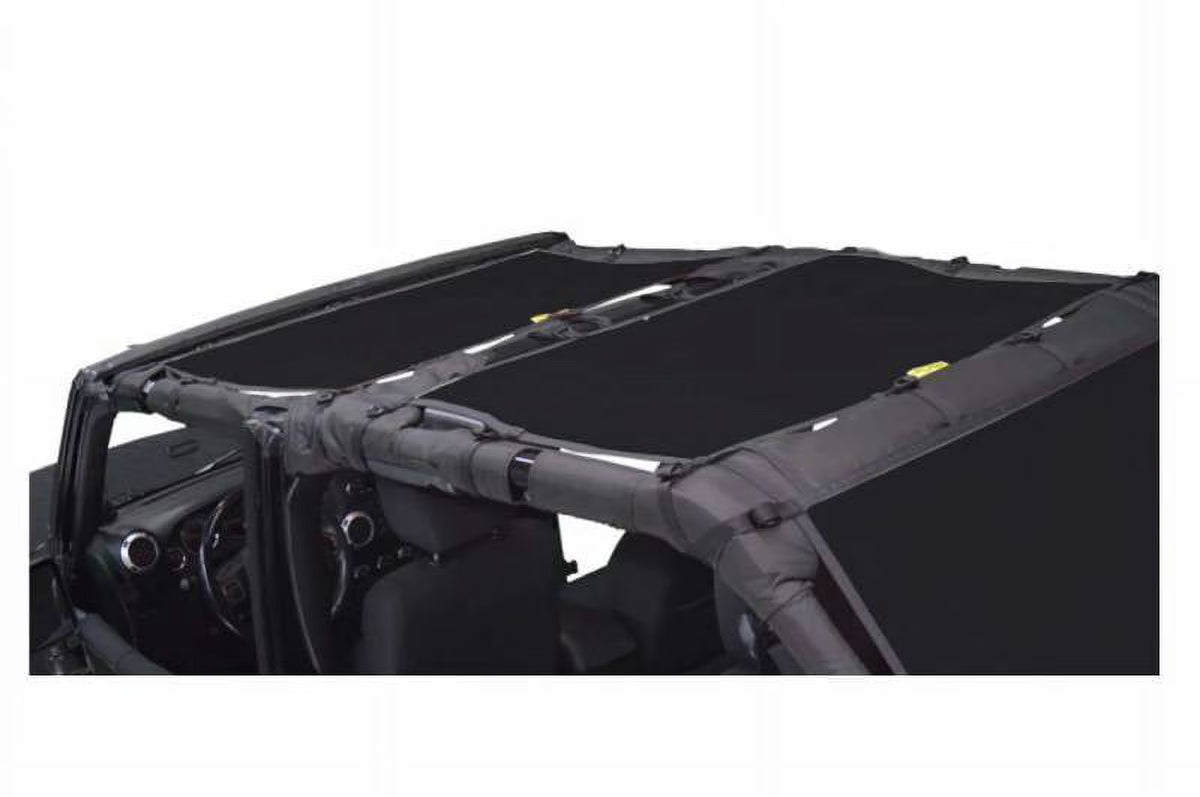 Black Sun Screen for Jeep Wrangler JKU 4 Door Front and Back Seats T788790
