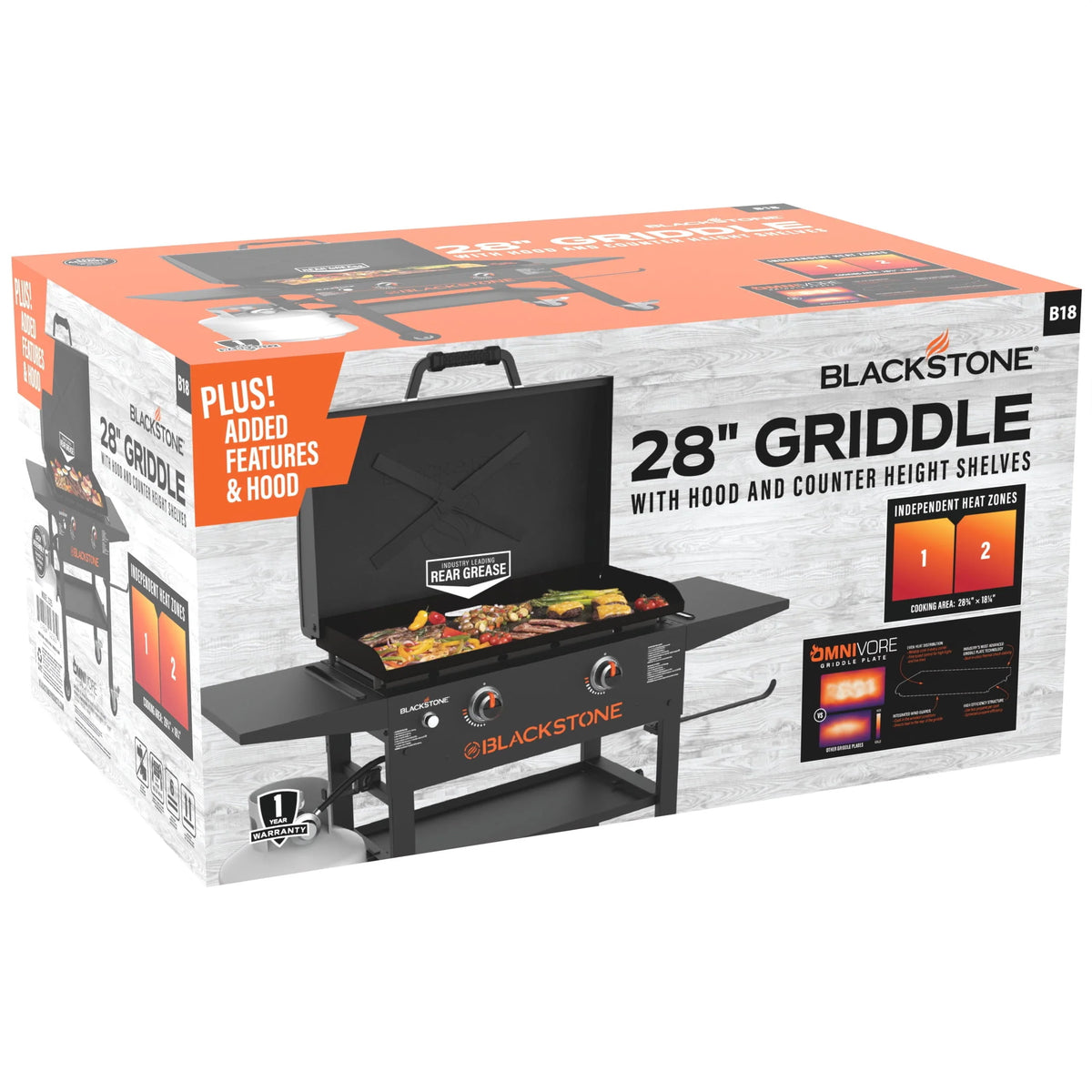2-Burner 28” Propane Griddle with Hood Y381495