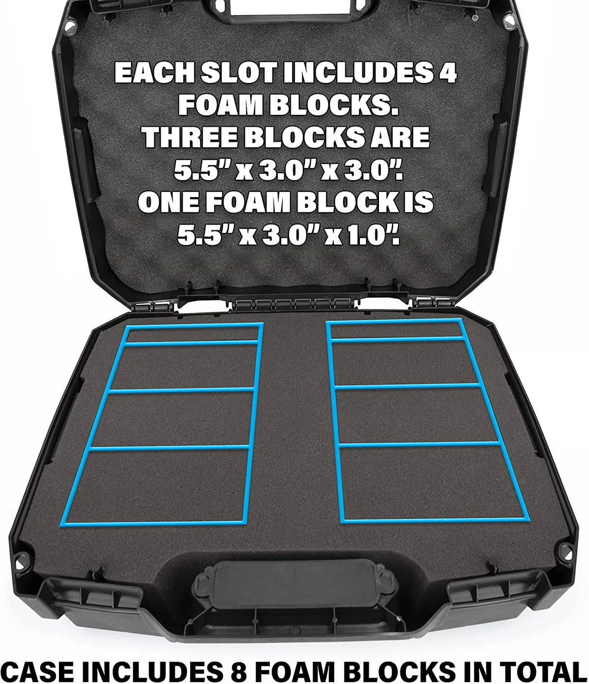 Graded Card Case with 2 Custom Foam Slots Y223