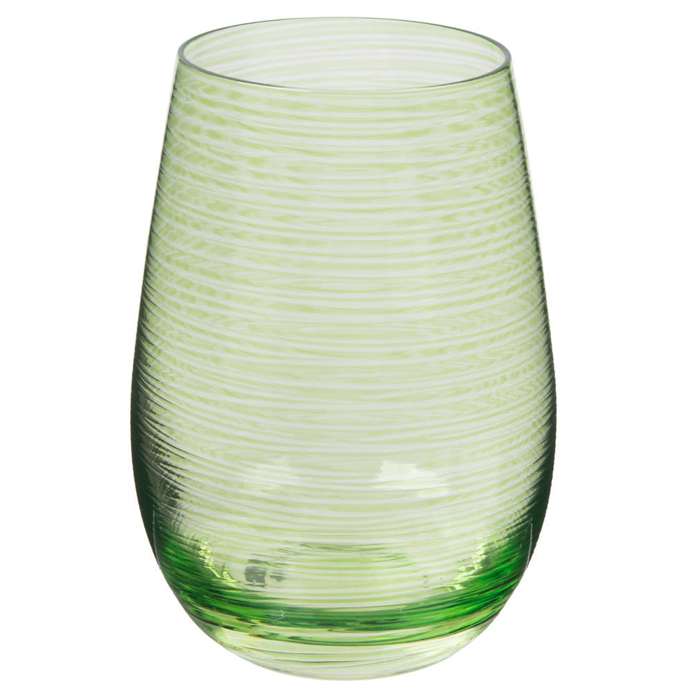 16.5 oz. Green Stemless Wine Glass P438050
