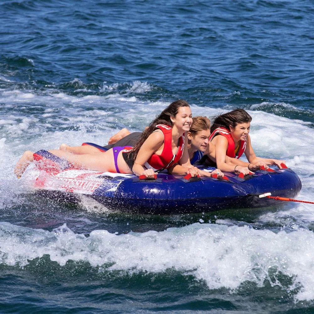 Stars & Stripes 3 Rider Towable Tube O8140