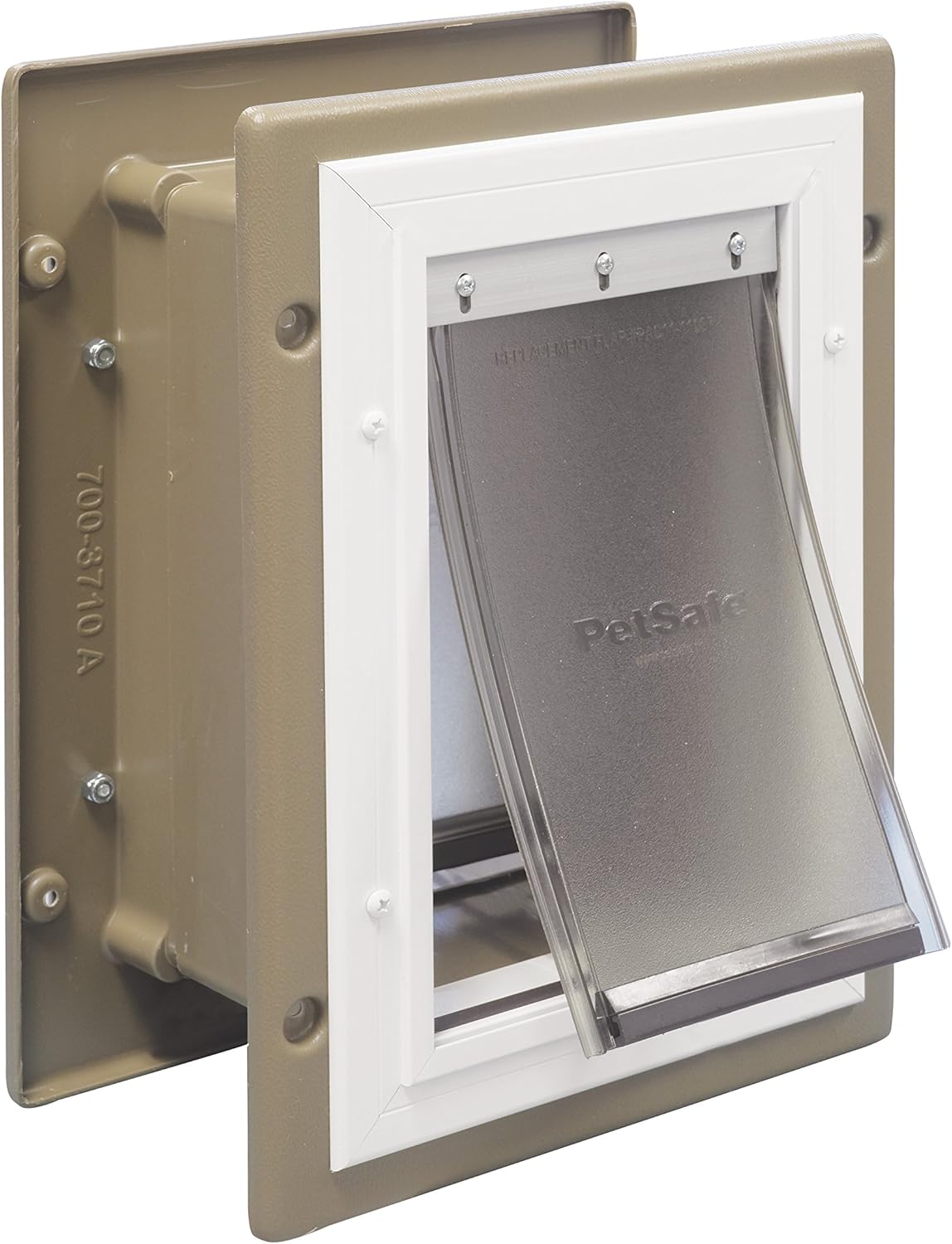 Aluminum Pet Door with Telescoping Tunnel, Medium I69283
