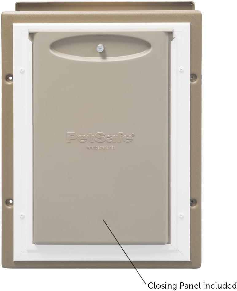Aluminum Pet Door with Telescoping Tunnel, Medium I69283