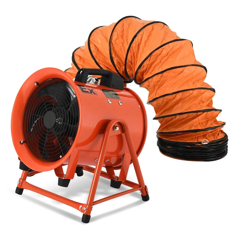 12" Utility Blower Extractor Fan with 16ft Duct Hose B4620