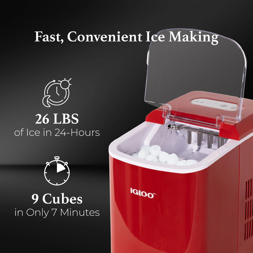26-Pound Automatic Portable Countertop Ice Maker Machine C849