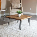 Rustic Square Old Elm Coffee Table N108