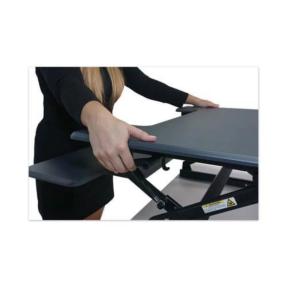 Height Adjustable Standing Desk with Keyboard Tray T698