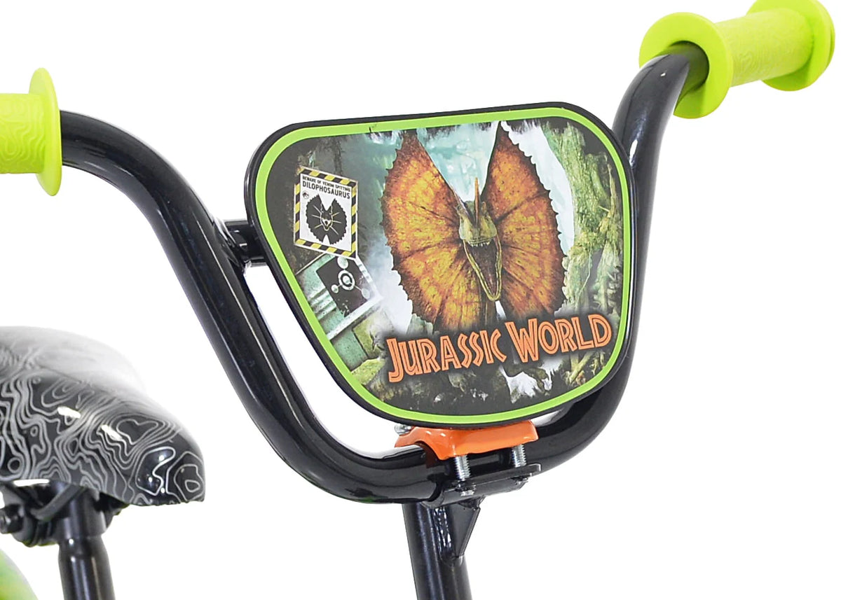 Green and Orange 12-inch Boy's Bicycle with Training Wheel P83682