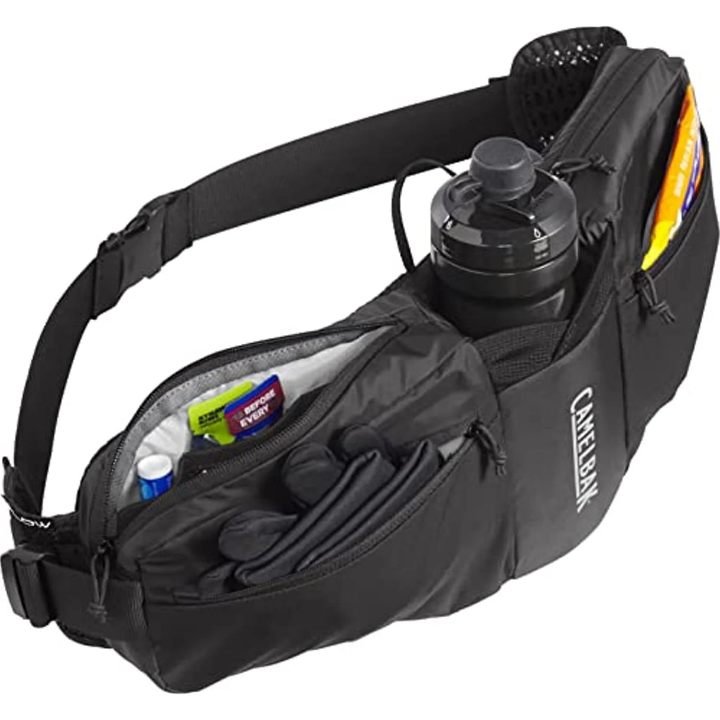 Black 21oz Running Hydration Belt with Bottle K2153