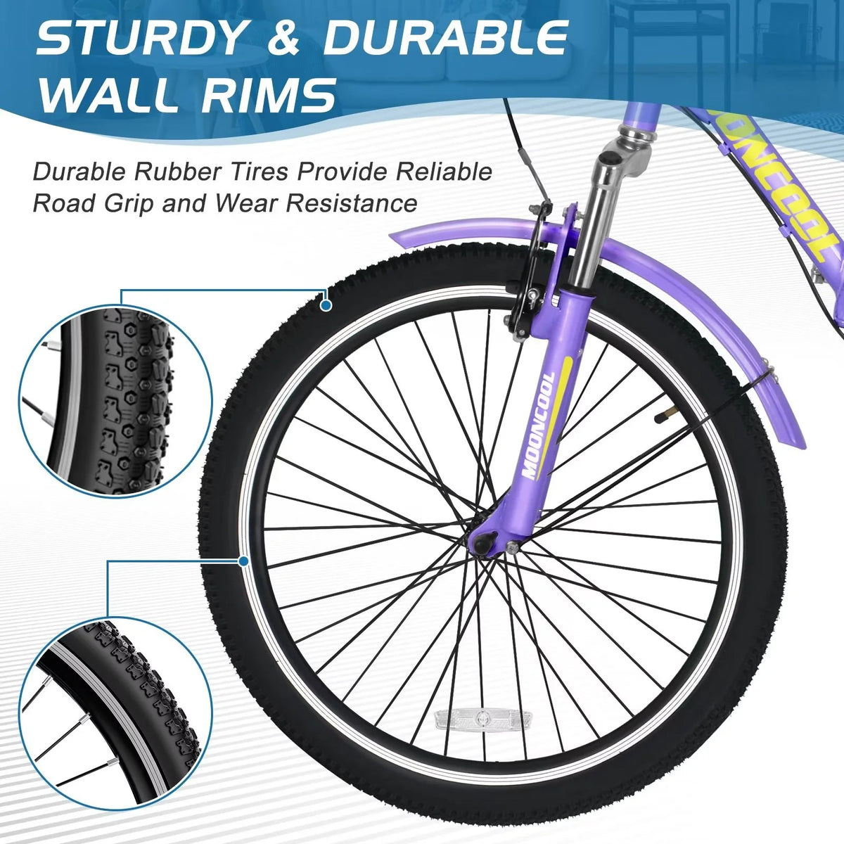 20/24/26 inch Wheels 7 Speed Adult Tricycle M122559