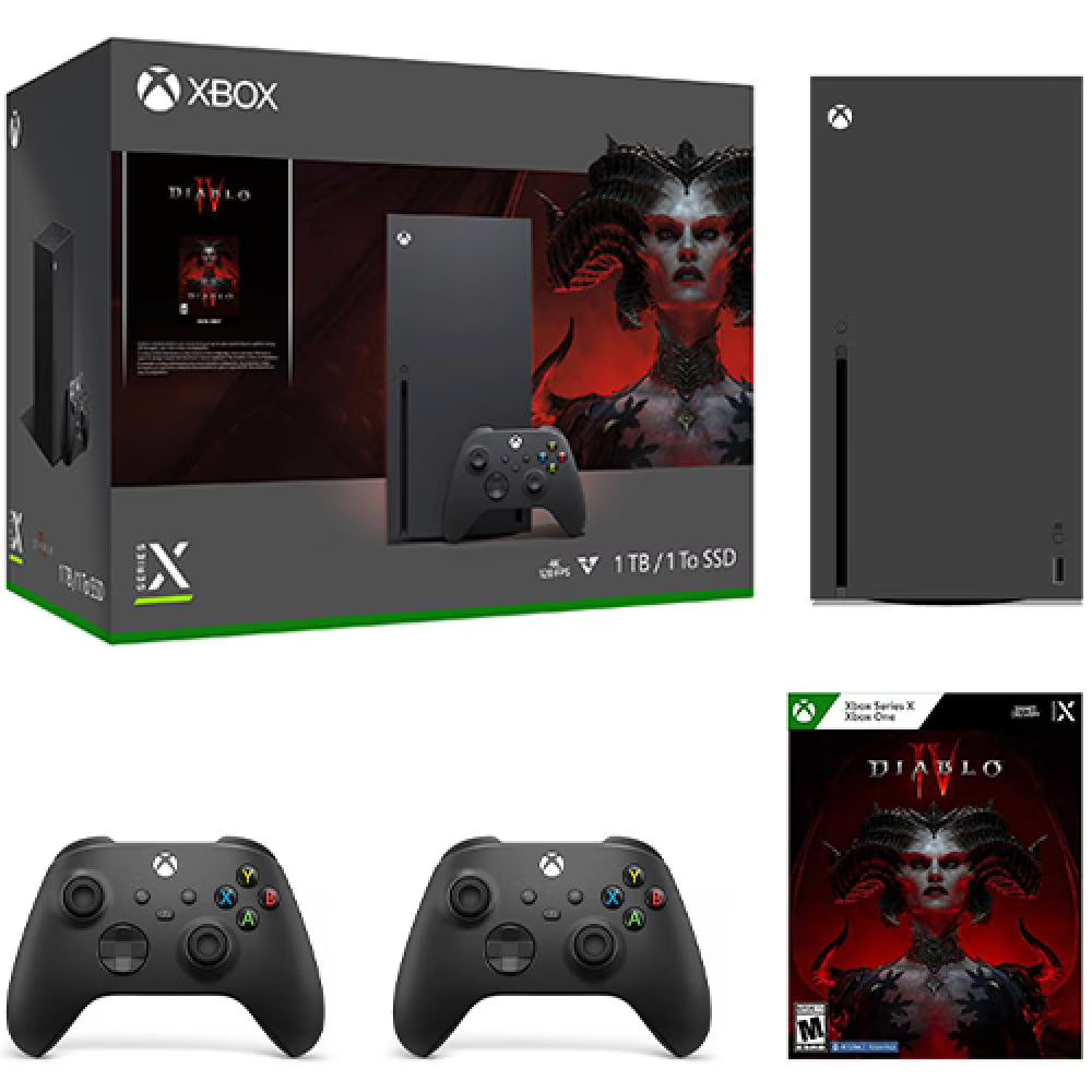 1TB SSD Carbon Black Wireless Controller Gaming Console L413