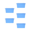 5pcs Desktop Storage Box Organizer T588322