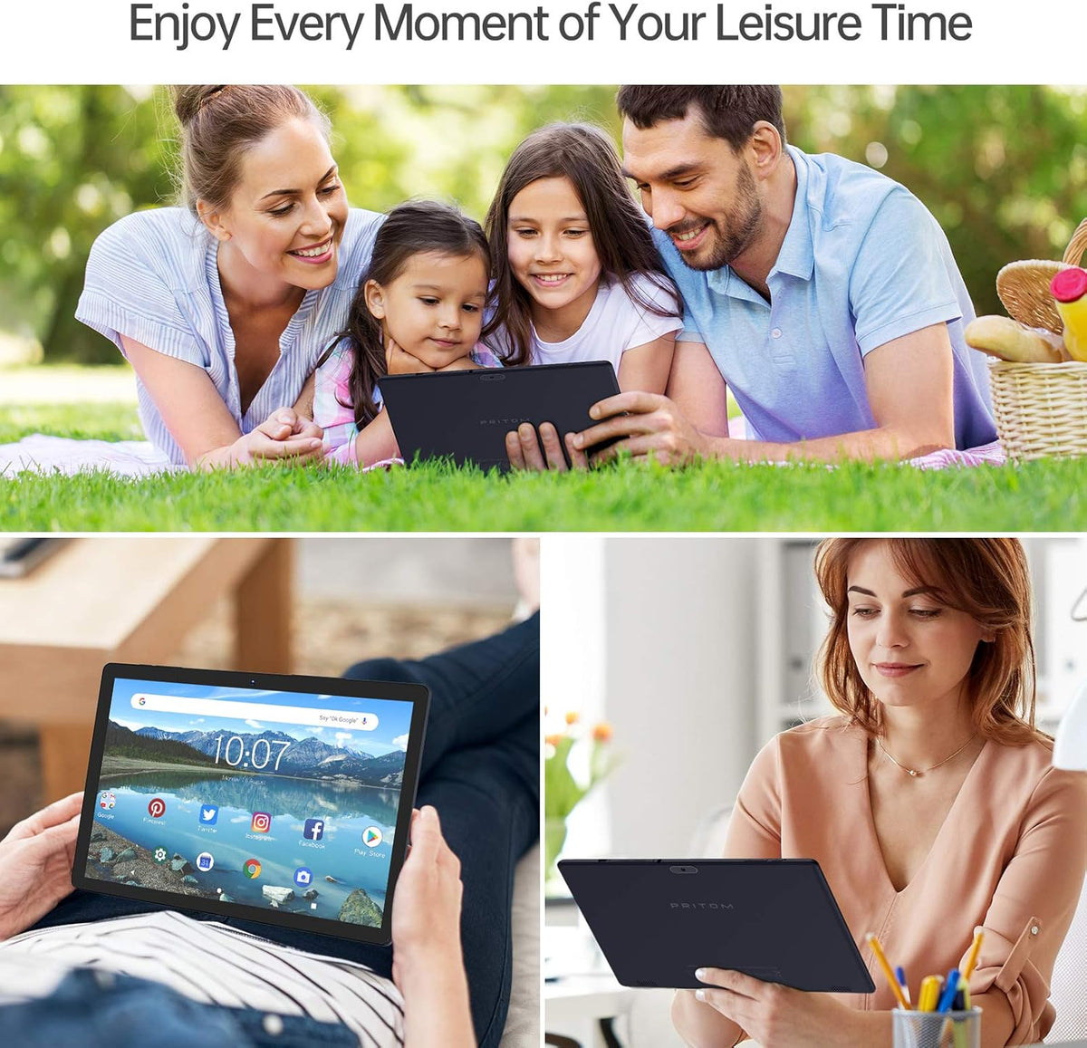 Android Tablet 10 inch 2 GB RAM 64GB IPS HD Display Q857