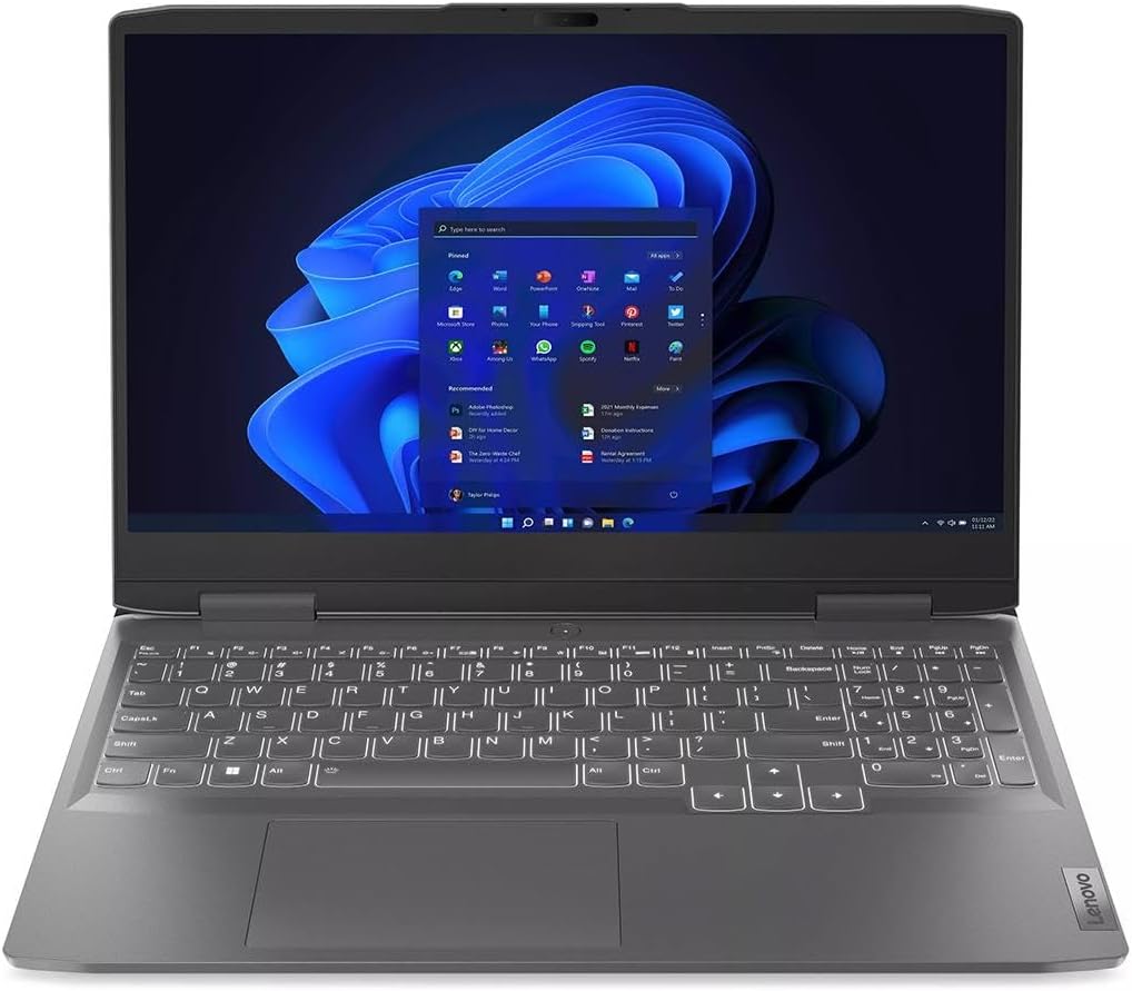 15.6" Full HD 144Hz Gaming Laptop Intel Core i5 8GB RAM 512GB SSD NVIDIA GeForce RTX 3050 6GB Storm Gray H49370