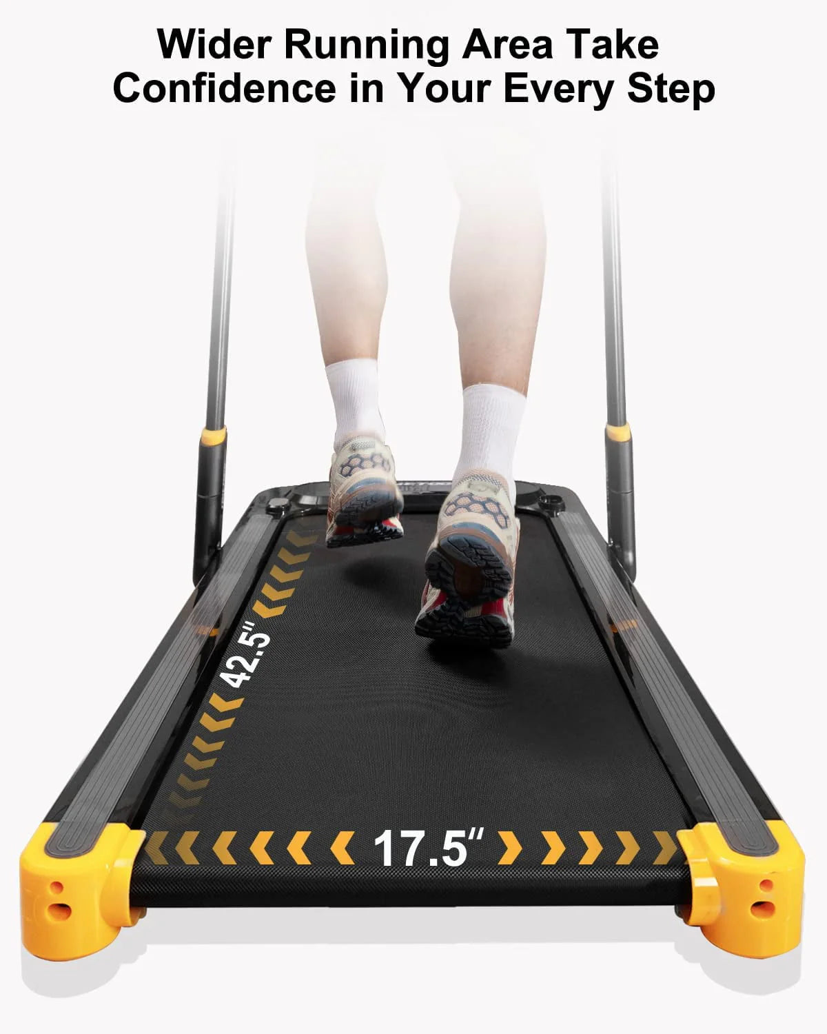2 in 1 Portable Treadmill 2.5HP 265lb Weight Capacity I16412
