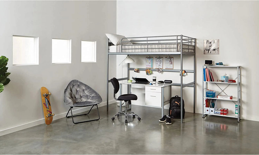 Black Chrome Mesh Low-Back Task Chair P727
