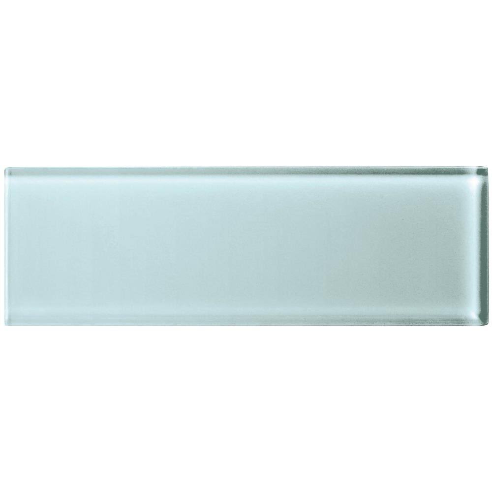 20-Pack 4-in x 12-in Unglazed Glass Subway Wall Tile M196
