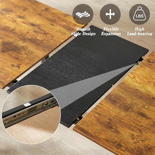 Extendable Kitchen Table with Benches S803118