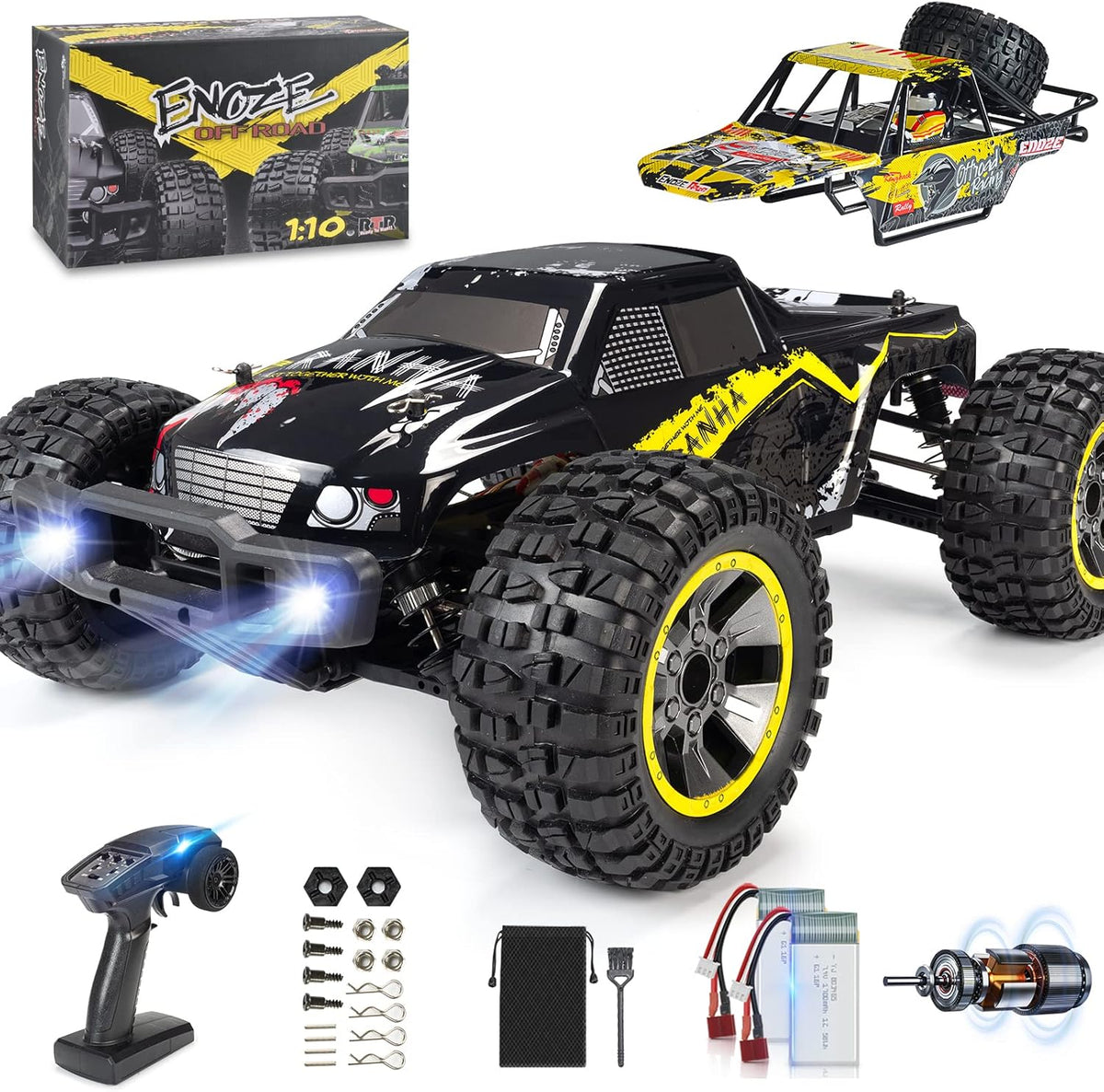 1:10 RC Monster Truck with 2 Rechargeable Batteries I39179