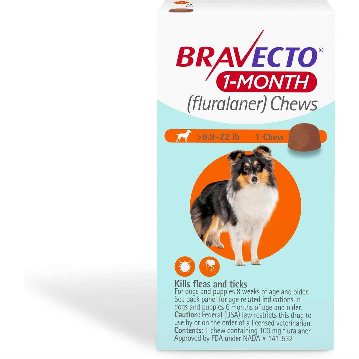 1-Month Chews for Dogs 9.9-22 lbs I980500