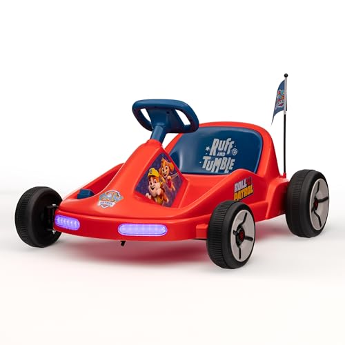 12V Electric Ride-On Go Kart with Lights and Seat Belt X89452