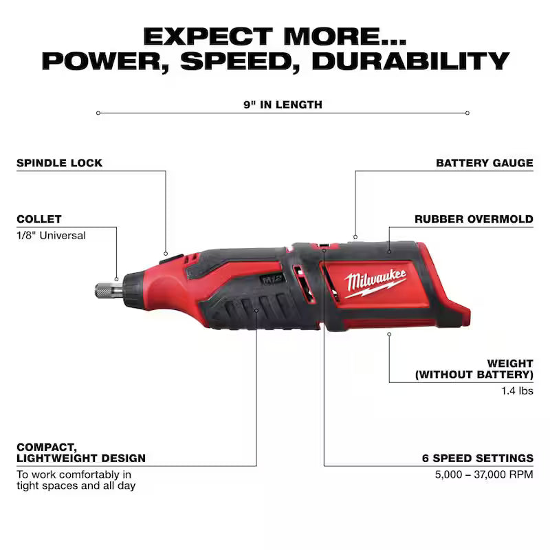 12V Lithium-Ion Cordless Rotary Tool F3107