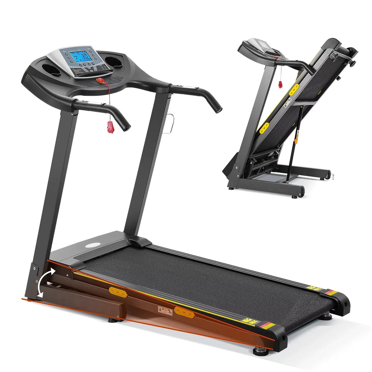 2.5 HP Folding Treadmill 12% Auto Incline 8.5 MPH G42439