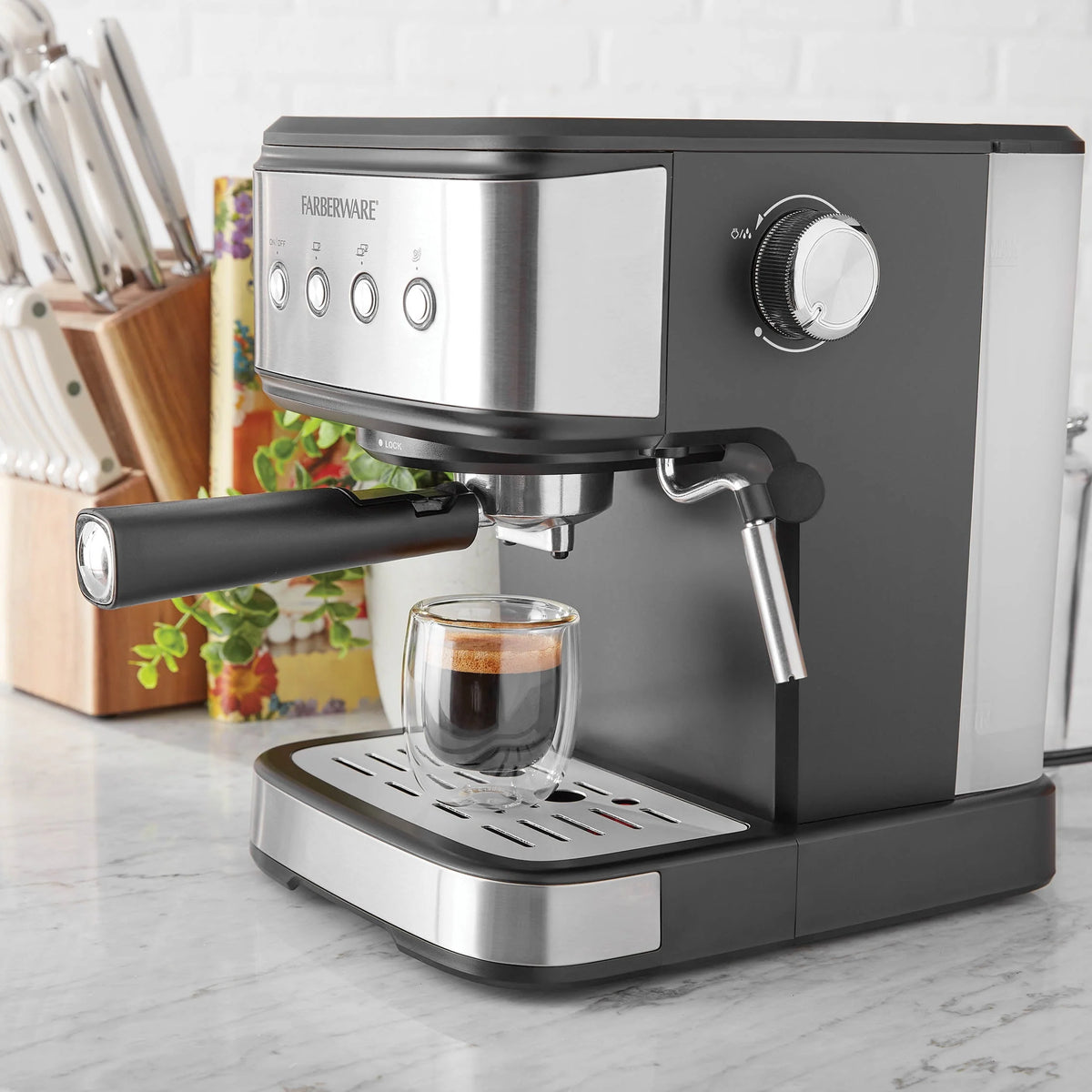 1.5L 20 Bar Espresso Maker with Removable Water Tank Z422