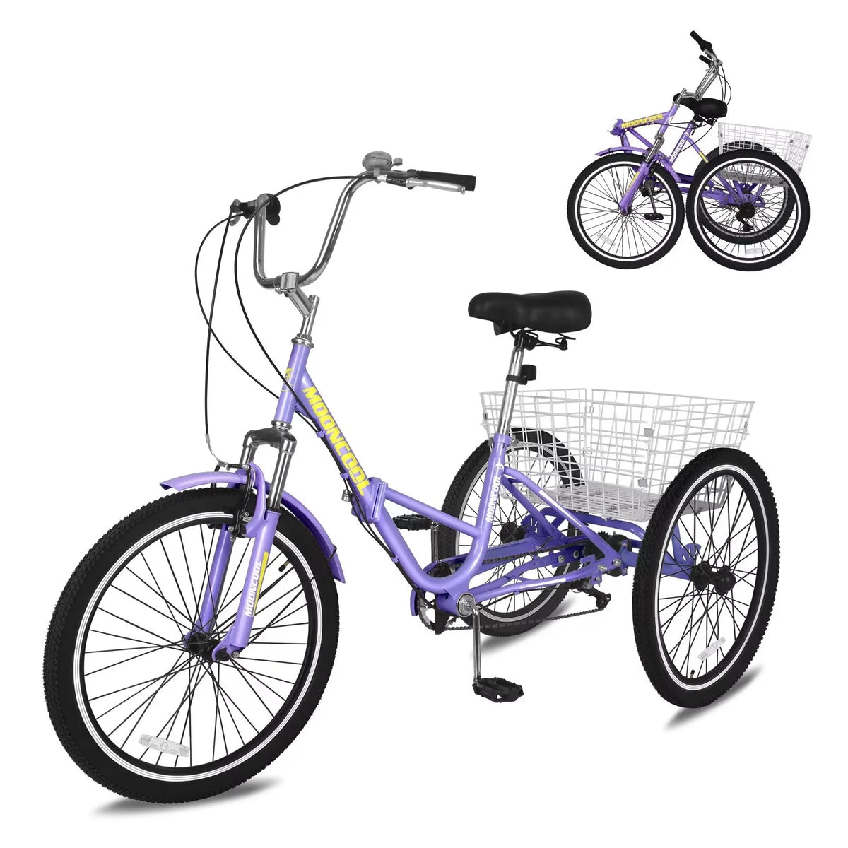 20/24/26 inch Wheels 7 Speed Adult Tricycle M122559