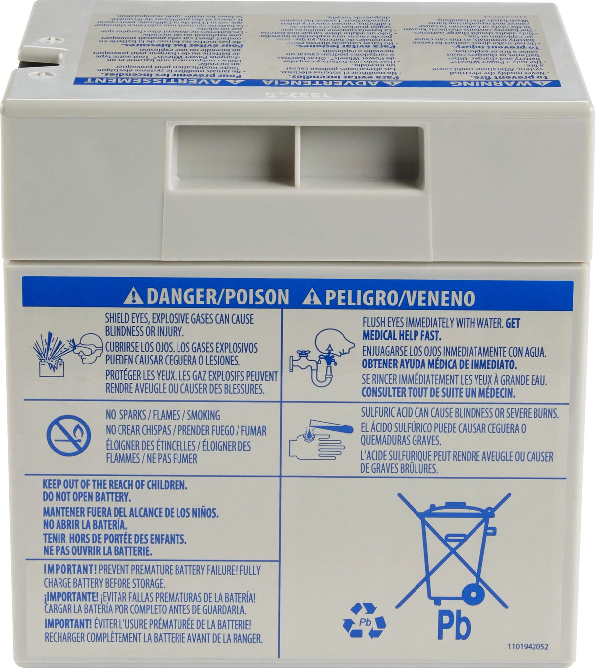 12-Volts Rechargeable Replacement Battery L46553