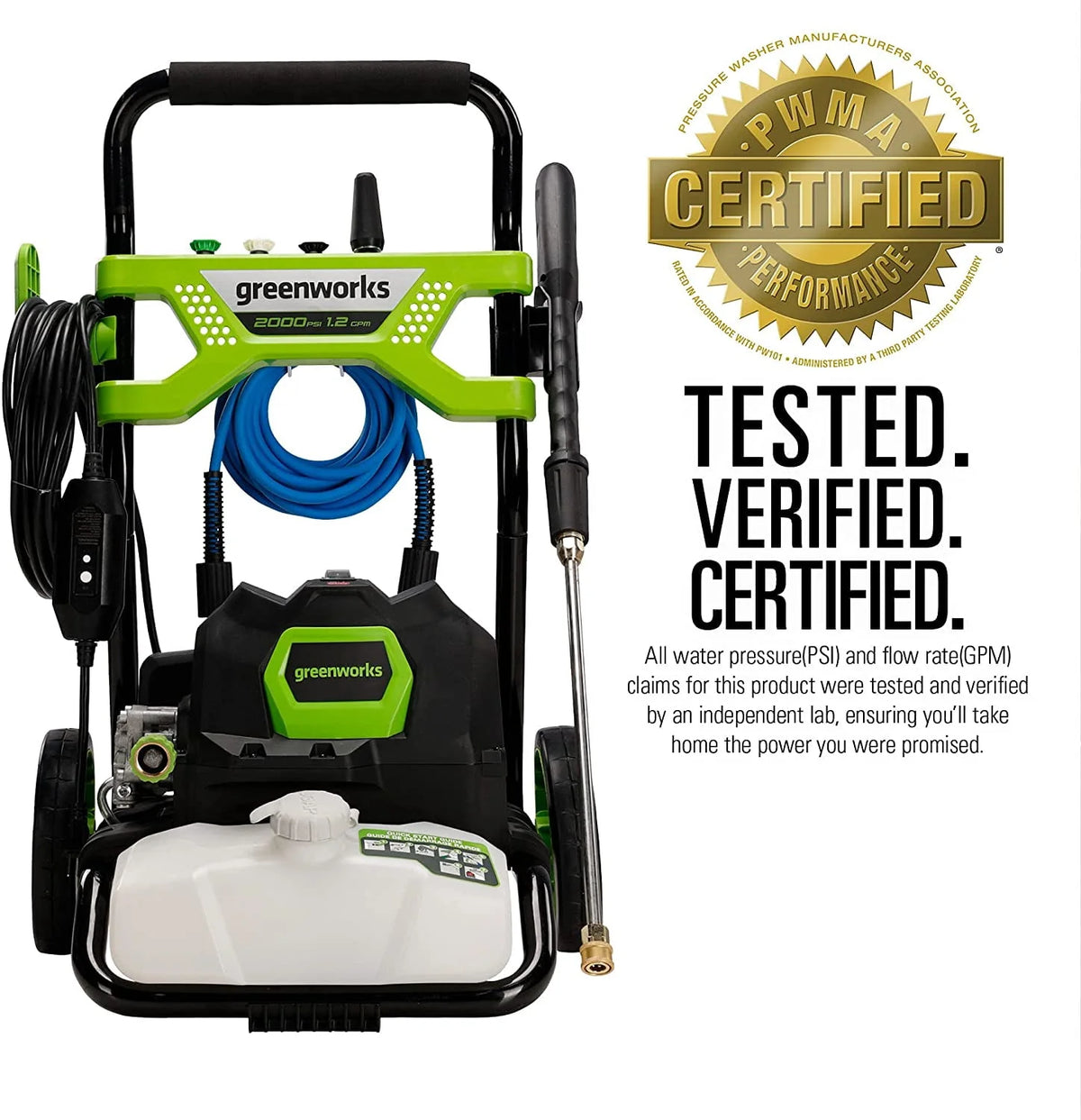 2000 PSI Electric Pressure Washer D364