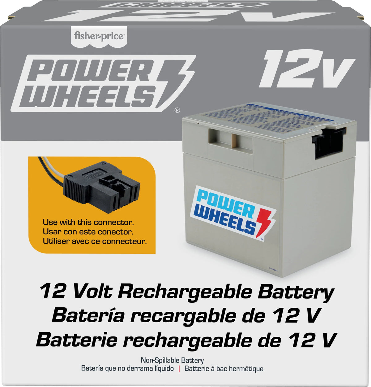 12-Volts Rechargeable Replacement Battery L46553