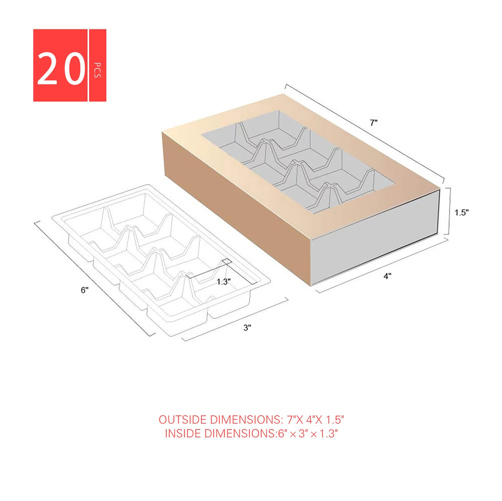 20 Truffle Box with 8-Piece Tray U74817